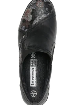 ELENA EDEN, bequeme Damen-Slipper, Weite H, mit herausnehmbarem Fußbett