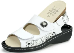 ELENA EDEN, bequeme Damen-Sandalen, Weite H, mit herausnehmbarem Fußbett