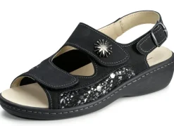 ELENA EDEN, bequeme Damen-Sandalen, Weite H, mit herausnehmbarem Fußbett