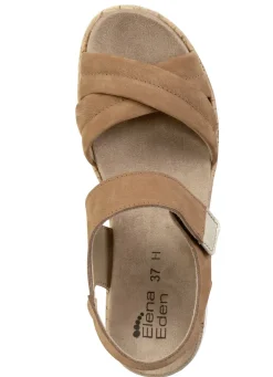 ELENA EDEN, bequeme Damen-Sandalen, Weite H, mit herausnehmbarem Fußbett
