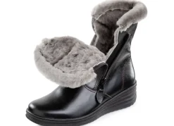 ELENA EDEN, gefütterte Damen-Stiefeletten, Winterschuhe, Weite H, mit Lammfell