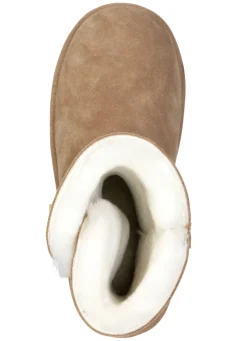 ELENA EDEN, gefütterte Damen-Stiefel, Winterschuhe, mit Lammfell