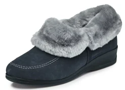 ELENA EDEN Hausschuh mit echtem Lammfellfutter