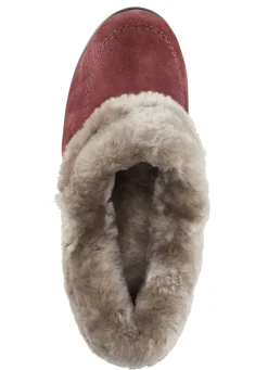 ELENA EDEN Hausschuh mit echtem Lammfellfutter
