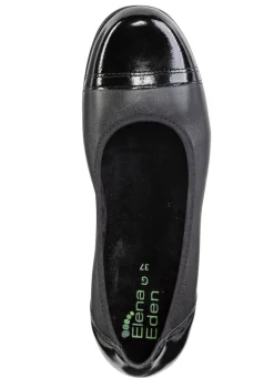 ELENA EDEN, klassische Damen-Ballerinas, Weite G, mit herausnehmbarem Fußbett