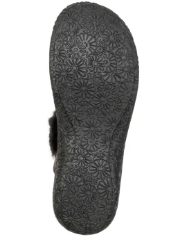 ELENA EDEN, klassische Damen-Clogs, Weite G, mit Plüsch