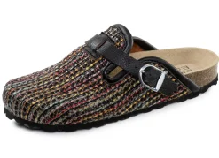 ELENA EDEN, klassische Damen-Clogs, Weite H, mit verstellbarer Spange