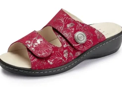 ELENA EDEN, klassische Damen-Pantoletten, Weite H, mit herausnehmbaren Fußbett