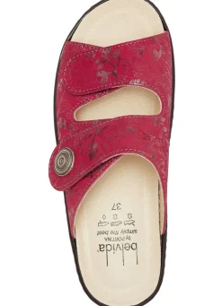 ELENA EDEN, klassische Damen-Pantoletten, Weite H, mit herausnehmbaren Fußbett