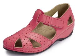 ELENA EDEN, klassische Damen-Sandalen, Weite H, mit Klettverschluss