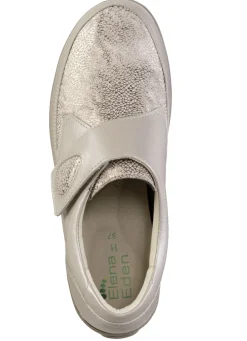 ELENA EDEN Klettschuh aus schimmerndem Nappaleder