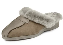 ELENA EDEN Pantoffel mit echtem Lammfellfutter