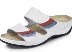 ELENA EDEN Pantolette mit Kontrast-Einsätzen