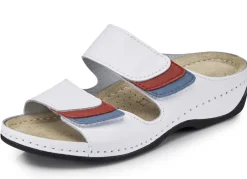 ELENA EDEN Pantolette mit Kontrast-Einsätzen