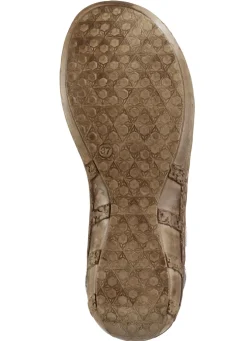 ELENA EDEN Sandale aus Nappaleder mit dezenter Knitter-Struktur