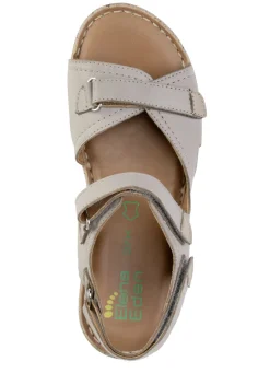 ELENA EDEN Sandale mit Kontrastbesätzen