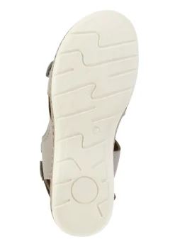 ELENA EDEN Sandale mit Kontrastbesätzen