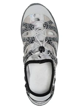 ELENA EDEN Sandale mit Textilbordüre