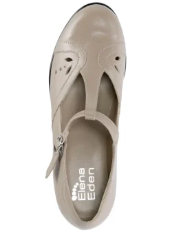 ELENA EDEN, schicke Damen-Pumps, Weite H, aus Leder