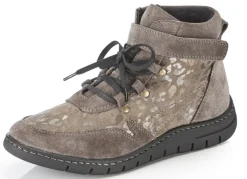 ELENA EDEN Schnür-Bootie aus Veloursleder