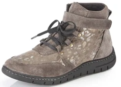 ELENA EDEN Schnür-Bootie aus Veloursleder