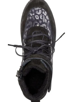 ELENA EDEN Schnür-Bootie aus Veloursleder