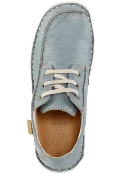 ELENA EDEN Schnürschuh aus Nappaleder mit Knitter-Struktur