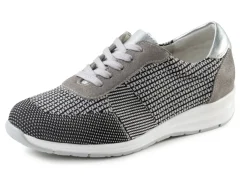 ELENA EDEN Schnürschuh mit Leder-Besätzen