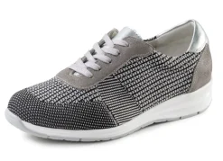 ELENA EDEN Schnürschuh mit Leder-Besätzen