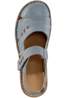 ELENA EDEN Slipper aus Nappaleder mit Knitter-Struktur