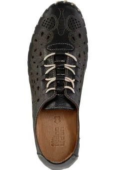 ELENA EDEN Slipper aus weichem Nappaleder mit Prägung