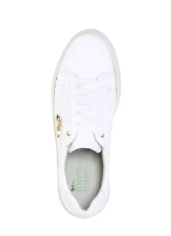 ELENA EDEN Sneaker aus Lackleder mit edlem Metallschmuck