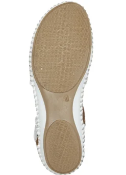 ELENA EDEN, sommerliche Damen-Sandalen, Weite G, aus Leder