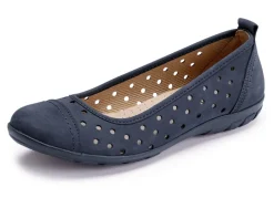 ELENA EDEN, sommerliche Damen-Ballerinas, Weite G, mit herausnehmbarem Fußbett