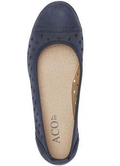 ELENA EDEN, sommerliche Damen-Ballerinas, Weite G, mit herausnehmbarem Fußbett