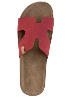 ELENA EDEN, sommerliche Damen-Pantoletten, aus Leder