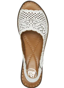 ELENA EDEN, sommerliche Damen-Sandaletten, Weite G, aus Leder