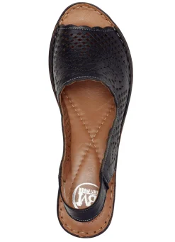 ELENA EDEN, sommerliche Damen-Sandaletten, Weite G, aus Leder