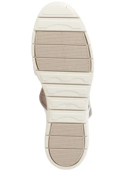 ELENA EDEN, sommerliche Damen-Slipper, Weite H, mit herausnehmbarem Fußbett