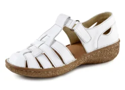 ELENA EDEN, sommerliche Damen-Slipper, Weite G, mit Klettspange