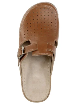 ELENA EDEN, sommerliche Damen-Clogs, Weite G, mit verstellbarer Schließe