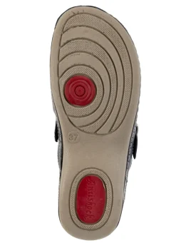 ELENA EDEN, sommerliche Damen-Clogs, Weite G, mit verstellbarer Schließe