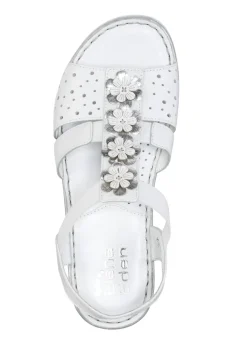 ELENA EDEN, sommerliche Damen-Sandalen, Weite G, aus Leder