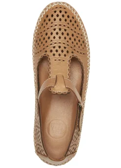 ELENA EDEN, sommerliche Damen-Slipper, Weite H, mit Klettverschluss