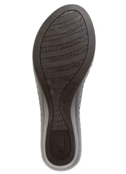 ELENA EDEN, sommerliche Damen-Pantoletten, aus Leder