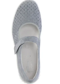 ELENA EDEN Spangenschuh aus Veloursleder mit luftigen Durchbrüchen