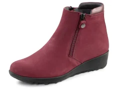 ELENA EDEN Stiefelette mit Nappaleder-Besatz