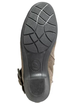 ELENA EDEN Stiefelette mit flotter Raffung und Zier-Schließe