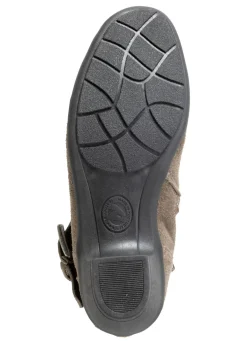 ELENA EDEN Stiefelette mit flotter Raffung und Zier-Schließe