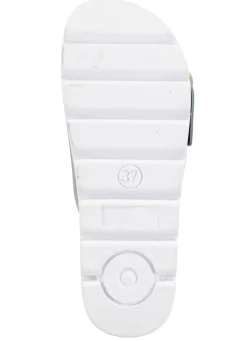 ELENA EDEN, trendige Damen-Pantoletten, aus Leder